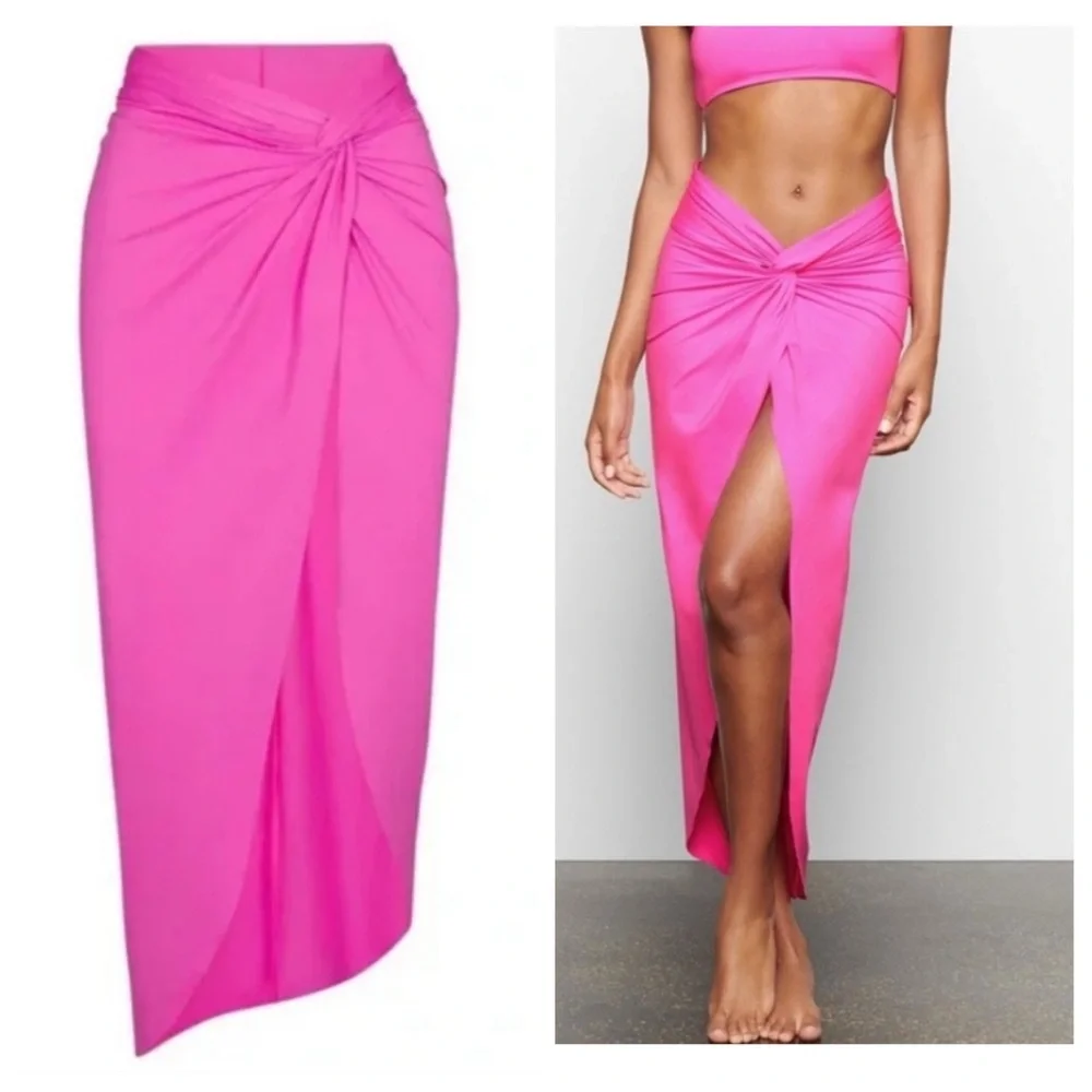 SKIMS Recycled Swim Sarong Skirt